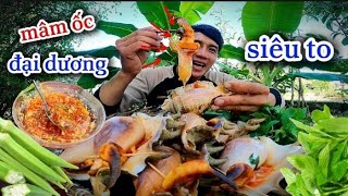 Ốc bàn tay hấp kiểu này cực kỳ ngon | Steamed ocean snails this way are extremely delicious