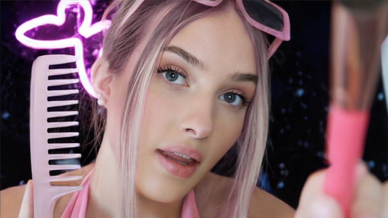 ASMR Ich SCHMINKE & STYLE DICH für ein Festival 💖 Personal Attention Roleplay