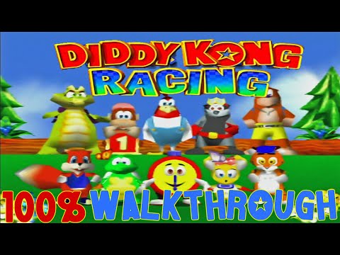 Diddy Kong Racing (Nintendo 64) Full Game Walkthrough (100%)