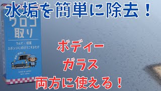 【おさるのスゴピカ ウロコ取り レビュー】酸性の力で簡単に水垢を除去！#洗車