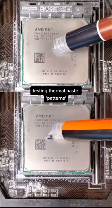 Cheap vs. Expensive thermal paste #shorts
