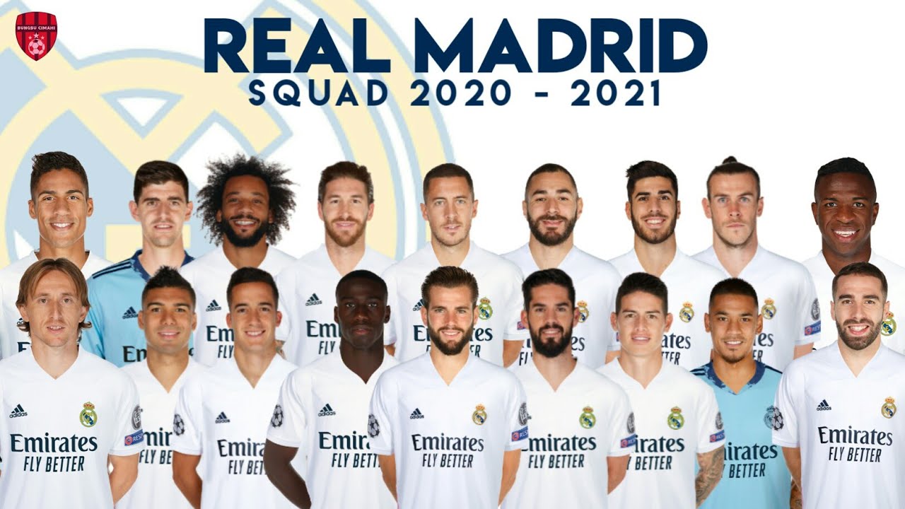 13+ Real Madrid 2021 Squad