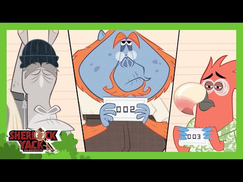 Who Prank Called the Hippopotamus? 📞| Sherlock Yack | Cartoons for Kids