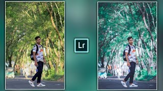 Lightroom cc mobile tutorial || background colour correction || green tone preset || free lr preset screenshot 1