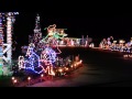 christmas Lake Placid Lights at Night 2012