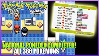 Pokemon FireRed & LeafGreen - National Pokedex All Pokemons - YouTube