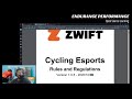 Virtual Bike Racing - A Webinar