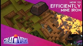 Creativerse: How to Efficiently Mine Iron