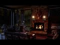 You got cozy fireplace and its raining ambience to study work sleep relaxation sounds