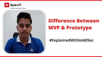 Explained the Difference Between MVP and Prototype in 60 Seconds