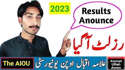 AIOU Spring 2022 Results Anounced | The AIOU