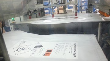 A Labeling Machine for Large, Flat Bags by Tadbik Systems