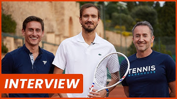 Exclusive chat with Daniil Medvedev & Team Tecnifibre: T-Fight Tennis Racquets / ITW at Monte Carlo