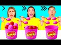 高速中速または低速の食品チャレンジ | 素晴らしいキッチンハック BaRaFun Gold Challenge