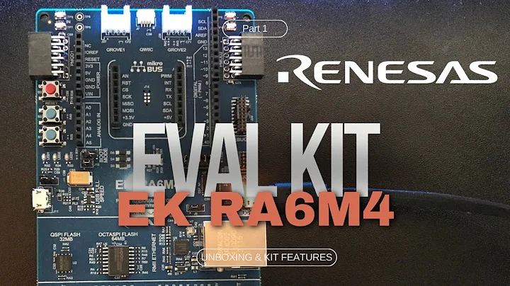 Renesas EK-RA6M4 Evaluation Kit - Part 1 - Hardware