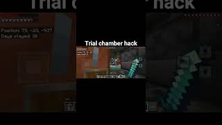 The Trial Chamber "God Mode" Hack... 🤫#minecraft #gaming #trending #fyp #vibes