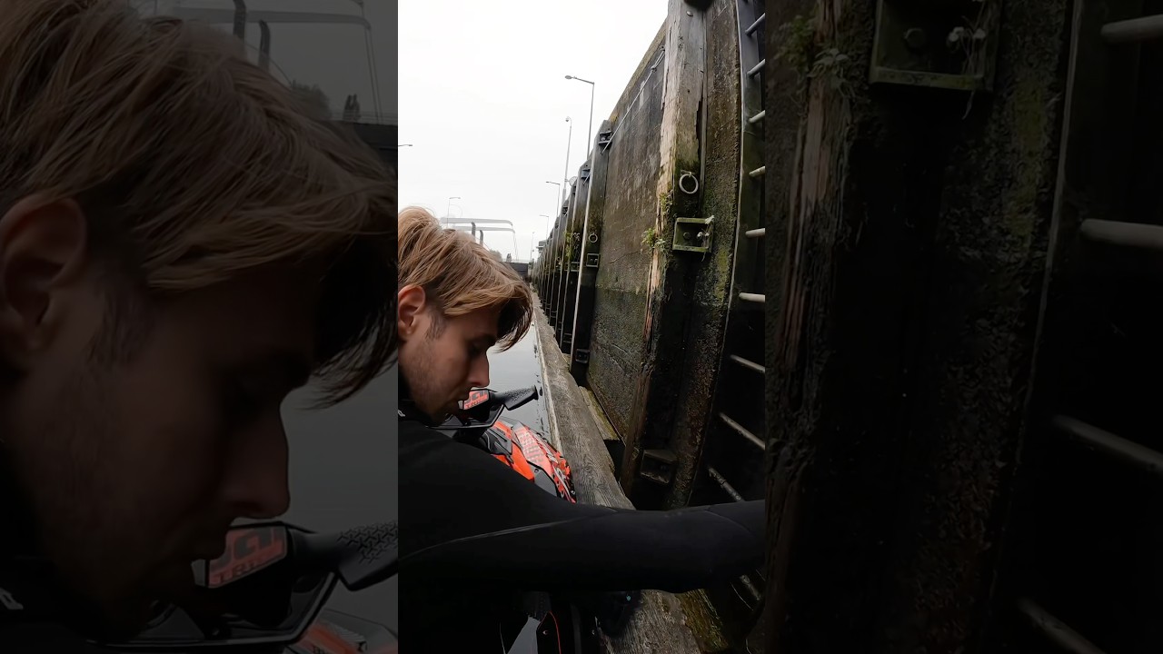 Sluisvaren met jetski of kleine motorboot (deel 2) Belangrijkste tip op het einde 💡