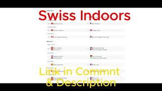 Swiss Indoors Basel 2024 How To Watch Atp Tour Tennis Live