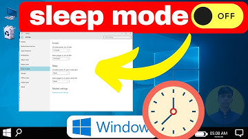 how to turn off sleep mode in windows 10/11