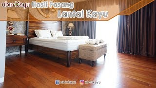 Several finished wood flooring projects