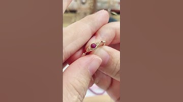 How to Make a Memory Wire Ring with a Purple Bead! 💜✨