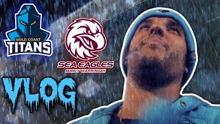 HARSH TO COP! | Gold Coast Titans vs Manly Sea Eagles | Game Day Experience | NRL Vlog