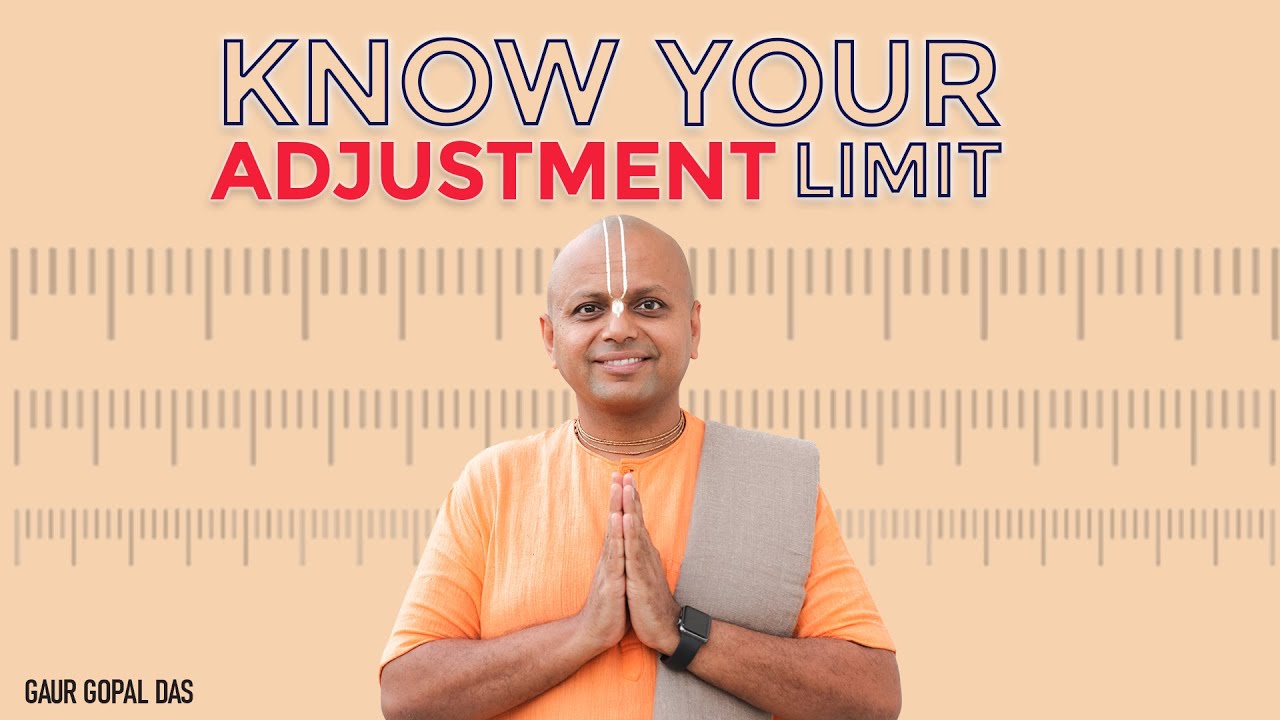 ⁣Know Your Adjustment Limit | Gaur Gopal Das #shorts