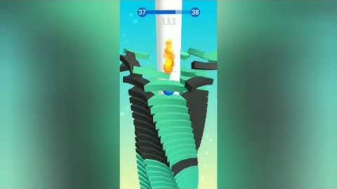 Stack Ball Level 37 | Blast Through Platforms | A4 Tech Live