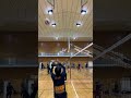 【バレー】バスケゴールがレフトにあったら上げやすいと思ったら大間違いだった。#shorts