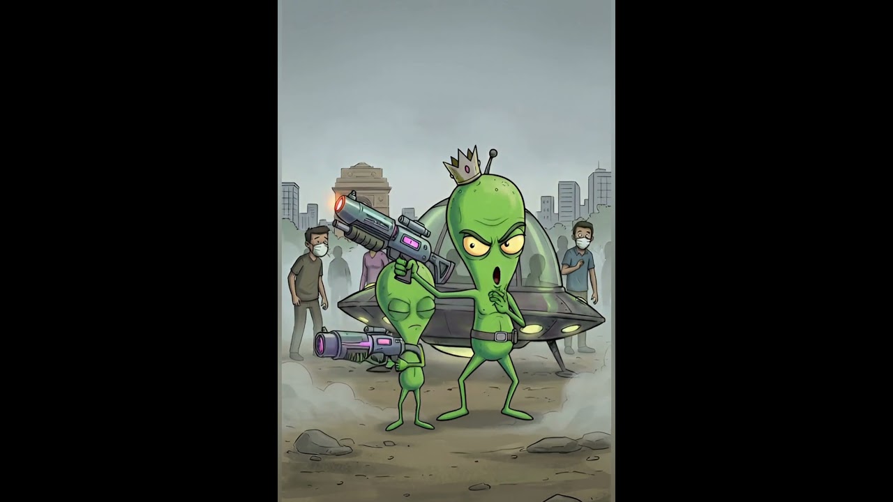 Aliens vs. Delhi Pollution: Who Wins? 👽😷 