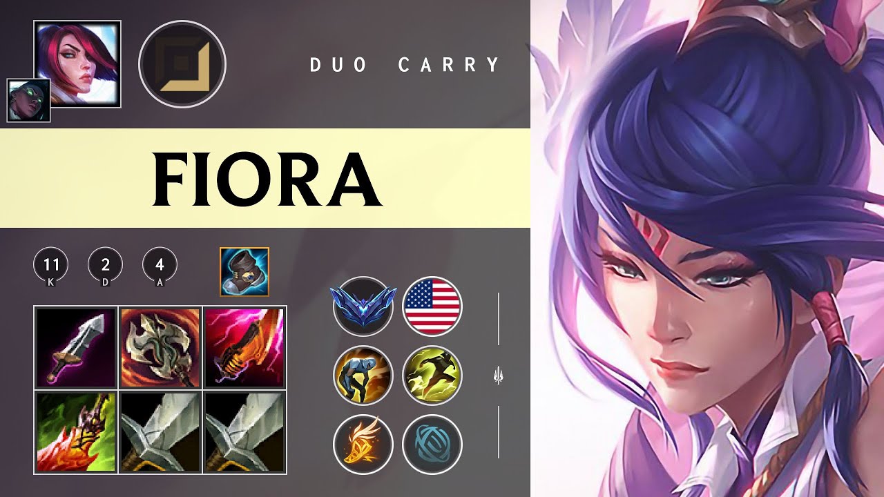 Fiora ADC vs Lucian - NA Diamond Patch 26.01