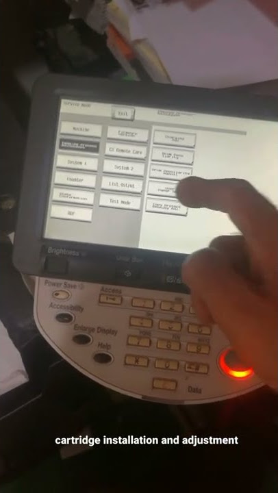 Konica Minolta Bizhub 601 installation and adjustment #short
