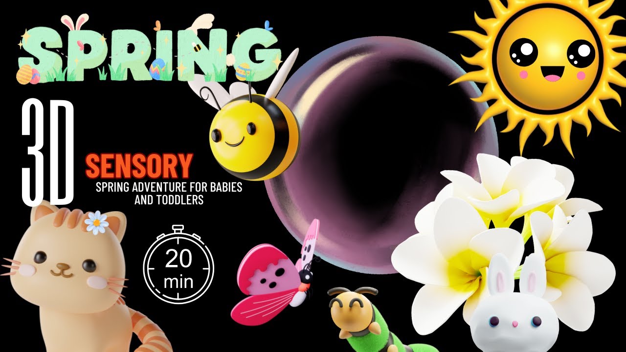 Spring For Babies 3D Sensory Spring Adventure for Babies: The Secret to Calm and Focus ...