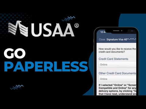 How to Go Paperless on USAA Bank | 2023