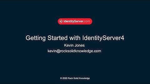 Creating your First IdentityServer4 Solution