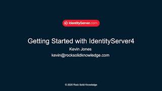 Creating your First IdentityServer4 Solution