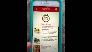 Tappy Menu iPhone Demonstration