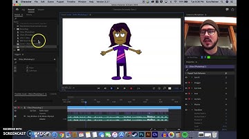 Adobe Character Animator - Take 1 and 2 Exporting to Video