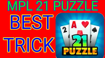 Haryana Gana, MPL 21 Puzzle Trick, 21 Puzzle Game, Mlp Puzzle Trick, Suresh Kumar