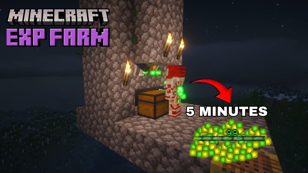Minecraft 1.21 EASY Mob XP Farm Tutorial – Fast XP! - YouTube
