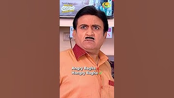 Angry ❌ Hangry ✅ #Bagha #TaarakMehtaKaOoltahChashmah #GokuldhamSociety #Shorts