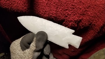 1061 - Part 4/4 Flintknapping Novaculite Hardin Point