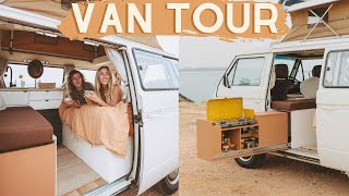 SelfConverted 1982 VW T3 Westfalia for FullTime Vanlife | Van Tour 2.0