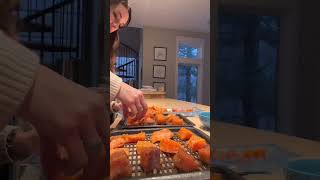 😋 Easy Salmon Bites Recipe #foodshorts #recipe #salmon #short #shorts