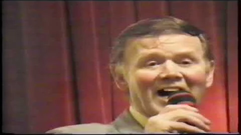 Ronald Dean singing at the Belmont Club, Salford, ...