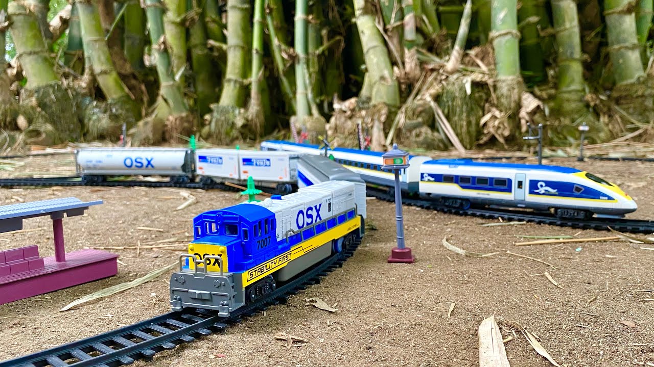 Miniatur Kereta Paling Realistis! 🚄 OSXT & High Speed Train Outdoor