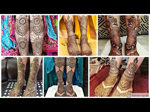 Latest Top 50 Leg Bridal Mehndi Design for Girls | Brand New Latest Leg Bridal Mehndi Design