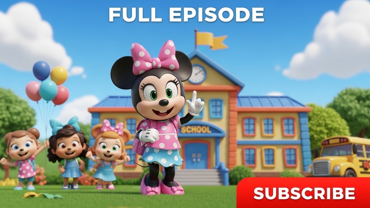 “Cute School Adventure Cartoon 🏫🎒 | Funny Kids Story in 3D Animation | Full Episode”