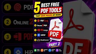 5 Powerful PDF Websites Most People Don’t Know Exist  PART2 | #shorts  #pdftools #nattytechinsights