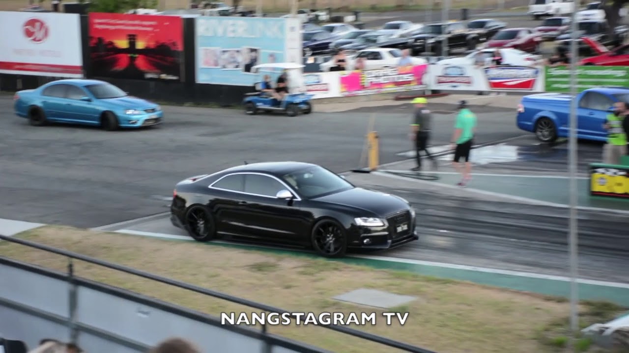 Audi S5 Drag Race YouTube